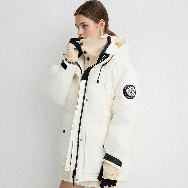 Teenie Weenie Women's Hooded Duck Down Jacket