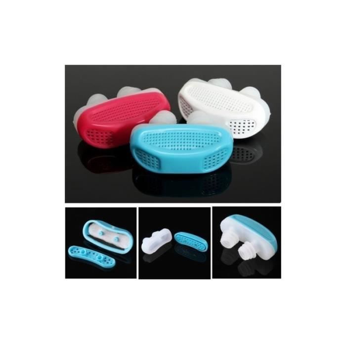 2 In 1 Anti Snoring and Air Purifier Relieve Snoring Nose Respiratory Device Stop Snoring Devices (White)