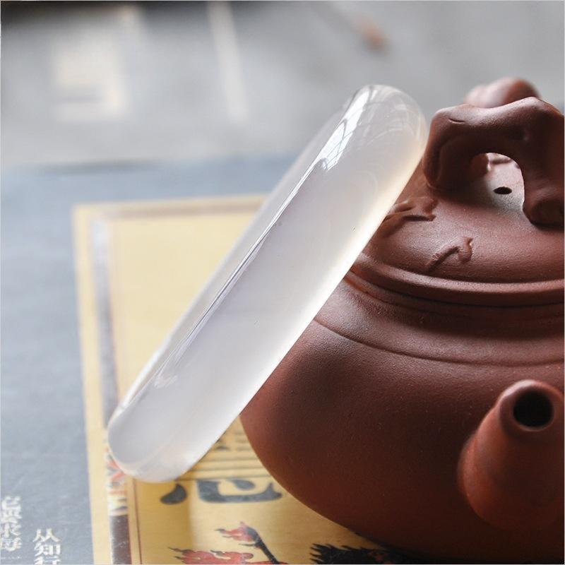 Bracelet en calcédoine naturelle et jade, breloque tendance, cadeau pour femme