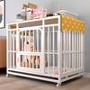 Medium Indoor Dog Cage with Toilet for Golden Retriever, Samoyed, Border Collie, Labrador - Thickened Pet House Fence