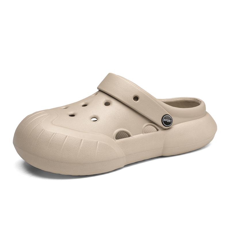 Men Women Summer Beach Shoes Sandals Men's Holes Slides Hollow Breathable Flip Flops Clogs Casual Shoes Fashion Beach Slippers