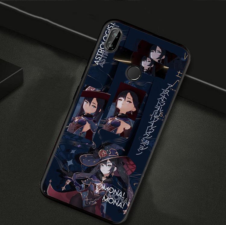 Genshin impact Mona For Huawei Nova 11i 12i 12s 8i 9 10 SE Y60 Y61 Y70 Y90 Y72 Y73 Y91 P60 Pro P40 P30 Lite Case