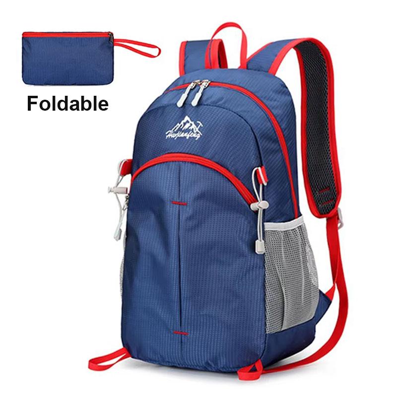Portable Foldable Travel Backpack Women and Men Lightweight Hiking Mountaineering Bag Outdoor Riding Sport Climbing Backpacks