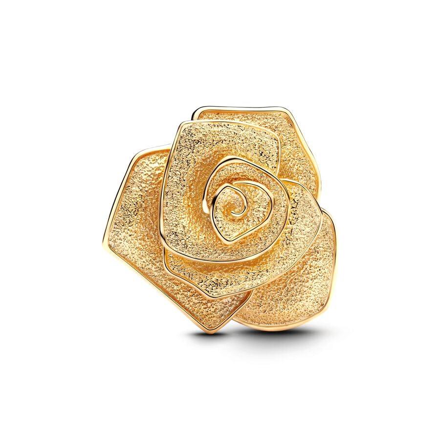 Popular Goods Sparkling Flower Pink And Gold Series Charm Bead Pendant Fit Original Silver Bangle Necklace Jewelry Gift