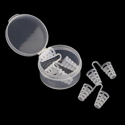 4Pcs Anti Snoring Nose Clips Breathe Easy Sleep Aid Nasal Dilators Device