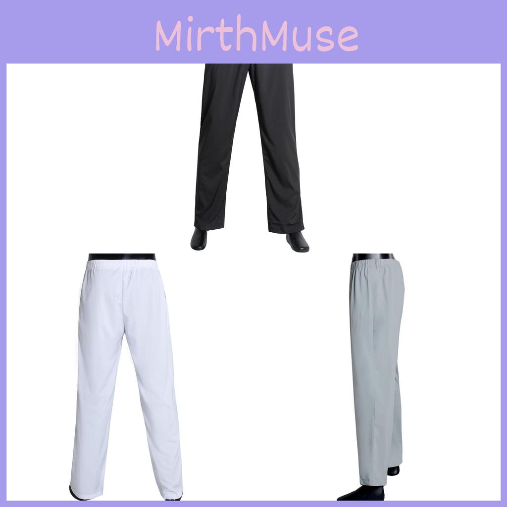 Classic Cotton Blend Mens Lounge Pants With Elastic Waist For Casual Wear