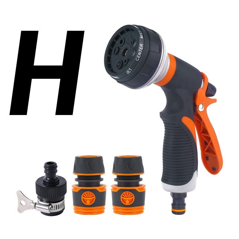 Watering Gun High Pressure 8 Modes Garden Spray Irrigation Watering Nozzle Plant Lawn Yard Watering Sprinkler Cleaning Sprayer