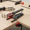 Hole Drilling Jig Bearing-Supported Tool Aluminum Alloy for Woodworkers, DIYers