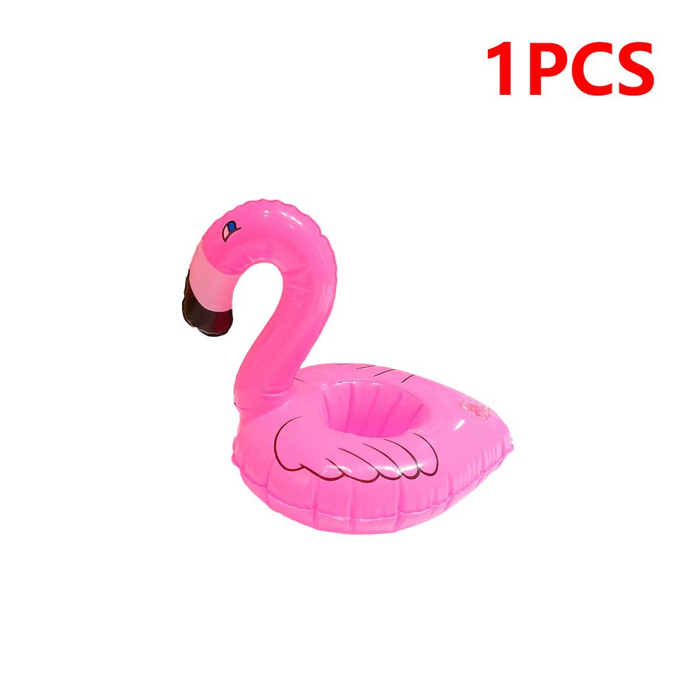 Nafukovací držák na pohár plovoucí nafukovací podtácky na nápoje z kokosového stromu Flamingo Unicorn držák na pití do bazénu plovák