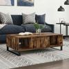 Vidaxl Coffee Table, Smoked Oak, 104X60X35 Cm