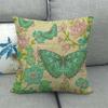 Nordic Butterfly Flower And Fruit Farm Digital Printing Short Plush Pillow Covers For Car Sofa Office Cushion Cover Home Goods
