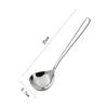 HANYANG 304 servírovací lžička z nerezové oceli Zahuštěná Nápojová lžička pro domácnost Lžíce na kaši Víceúčelová mužská lžíce Omáčková lžíce Polévka Lžíce skořápky