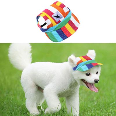 Malá letní plátěná čepice Pes Baseball Visor Čepice Puppy Outdoor Pet