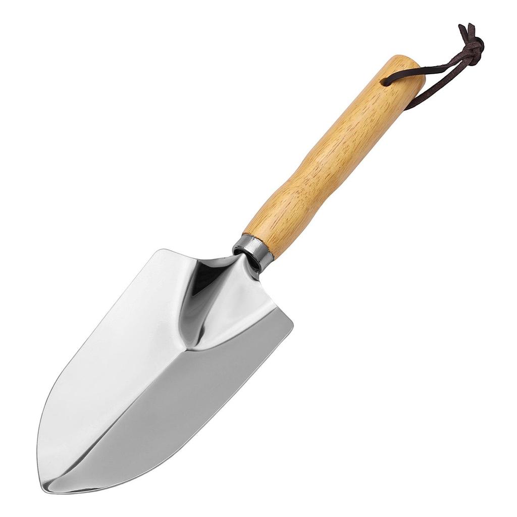 Gartenschaufel aus Edelstahl - Kleines Werkzeug zum Pflanzen von Blumen und Gemüse