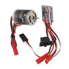 RC Brushed Motor ESC Combo Stainless Steel Low Noise JST Plug 31T Brushed Motor and 30A Brushed ESC