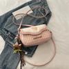 Cute Pink Apple Niche Women's Bag New Underarm Shoulder Bag Portable Niche Women's Bag Popular Small Square Bag