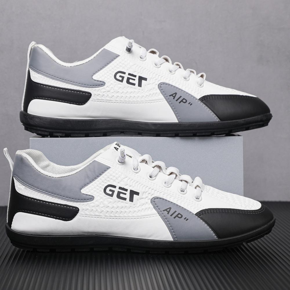 One pedal men's shoes autumn sports running light casual little white shoes one pedal lazy shoes casual Forrest Gump men's shoes