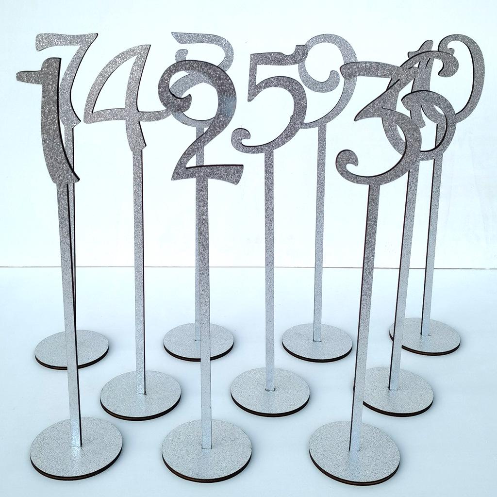 Creative Wooden Table Number Sign for Wedding and Party Decorations