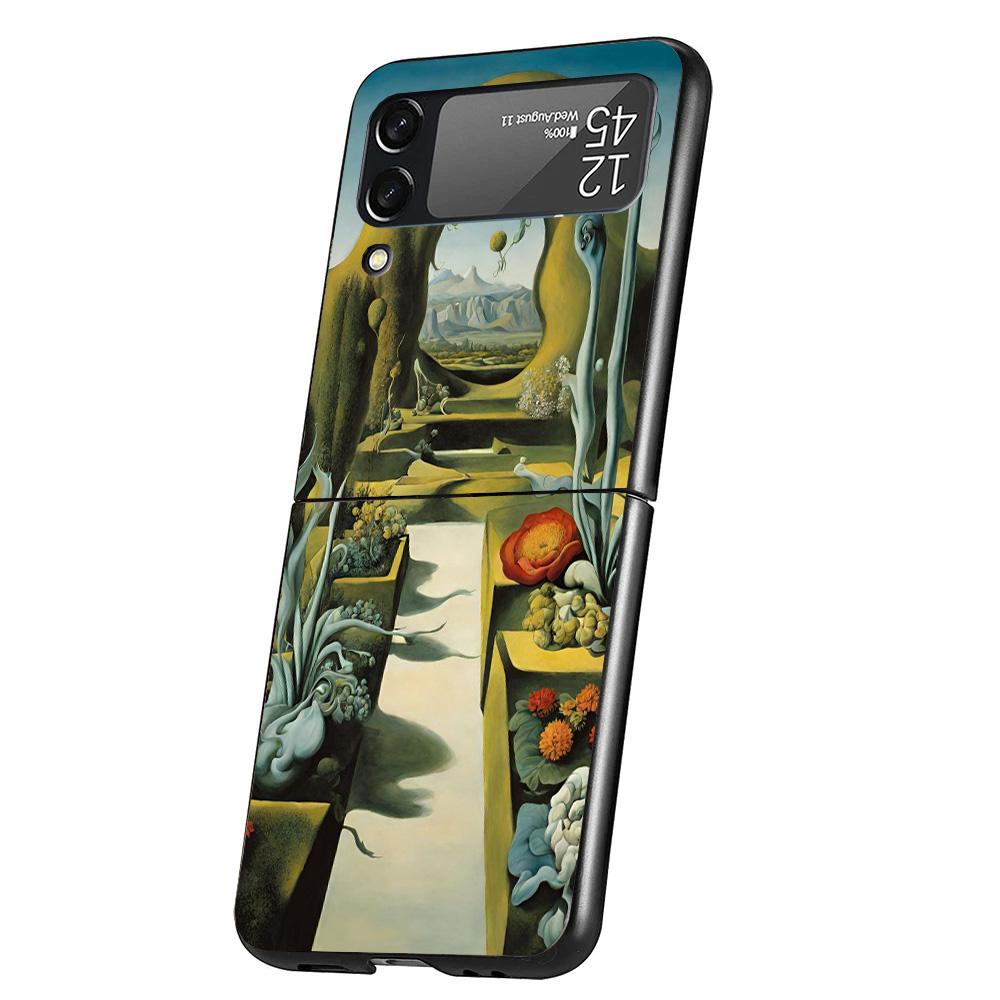 Coque de téléphone Art Salvador Dali Pour Samsung Galaxy Z Flip 7 6 5 4 3 5G Housse ZFlip7 ZFlip6 ZFlip4 ZFlip5 ZFlip3 Coque Fundas Galaxy