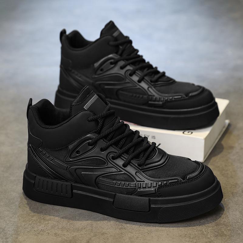 Hot Selling Autumn Shock-Absorbing Versatile Mens Casual Shoes Lace Up Rebound Sports Shoes Supportive Breathable Walking Shoes