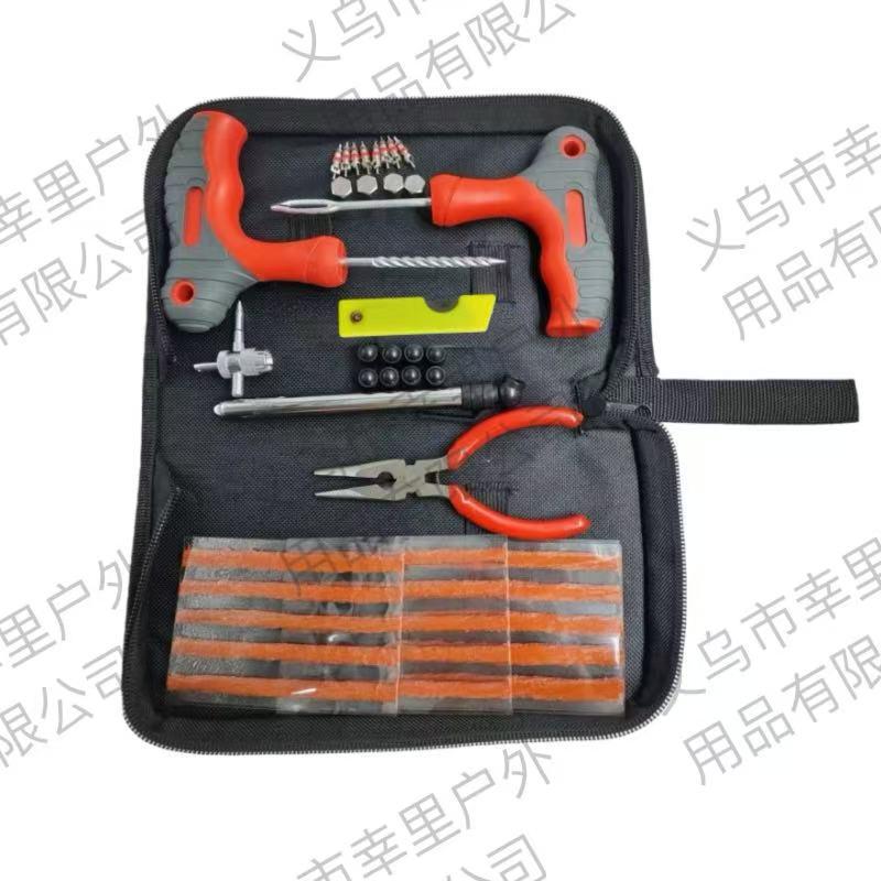 Universal Car Tire Quick Repair Kit - Emergency Outdoor Tool Set