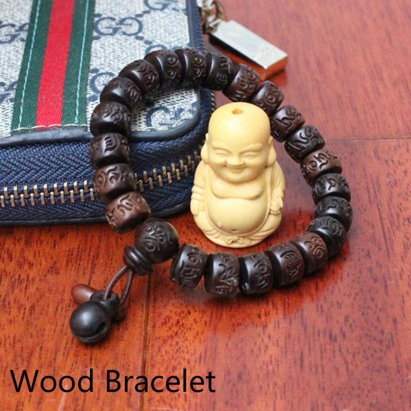 10mm Beads Lightning Stroke Jujube Wood Bracelet  Bead Bracelet Men's Jewelry