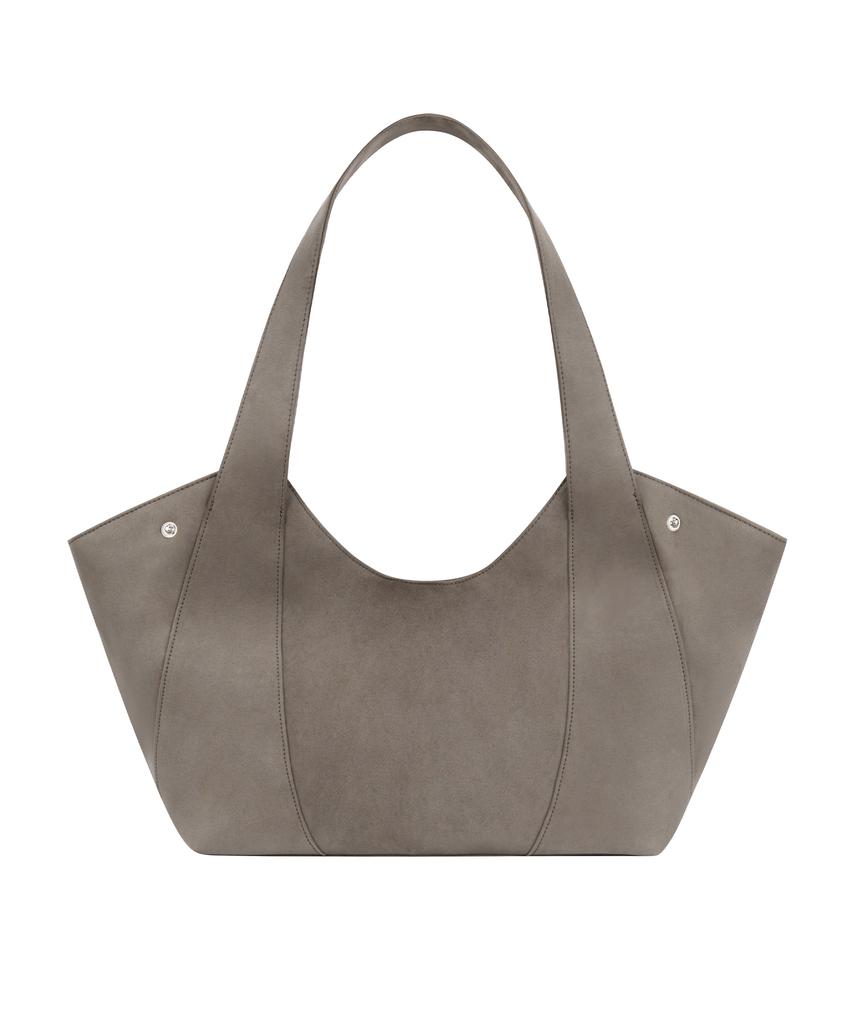 Verdan Aube Suede Shopper Bag_Grey