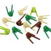 10PCS 3741 Trident Building Block Moc Color Plant Accessories Compatible with Brick Children Toy Assembly Gift Box