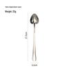 ZISIZ Creative Heart Stainless Steel Ice Spoon