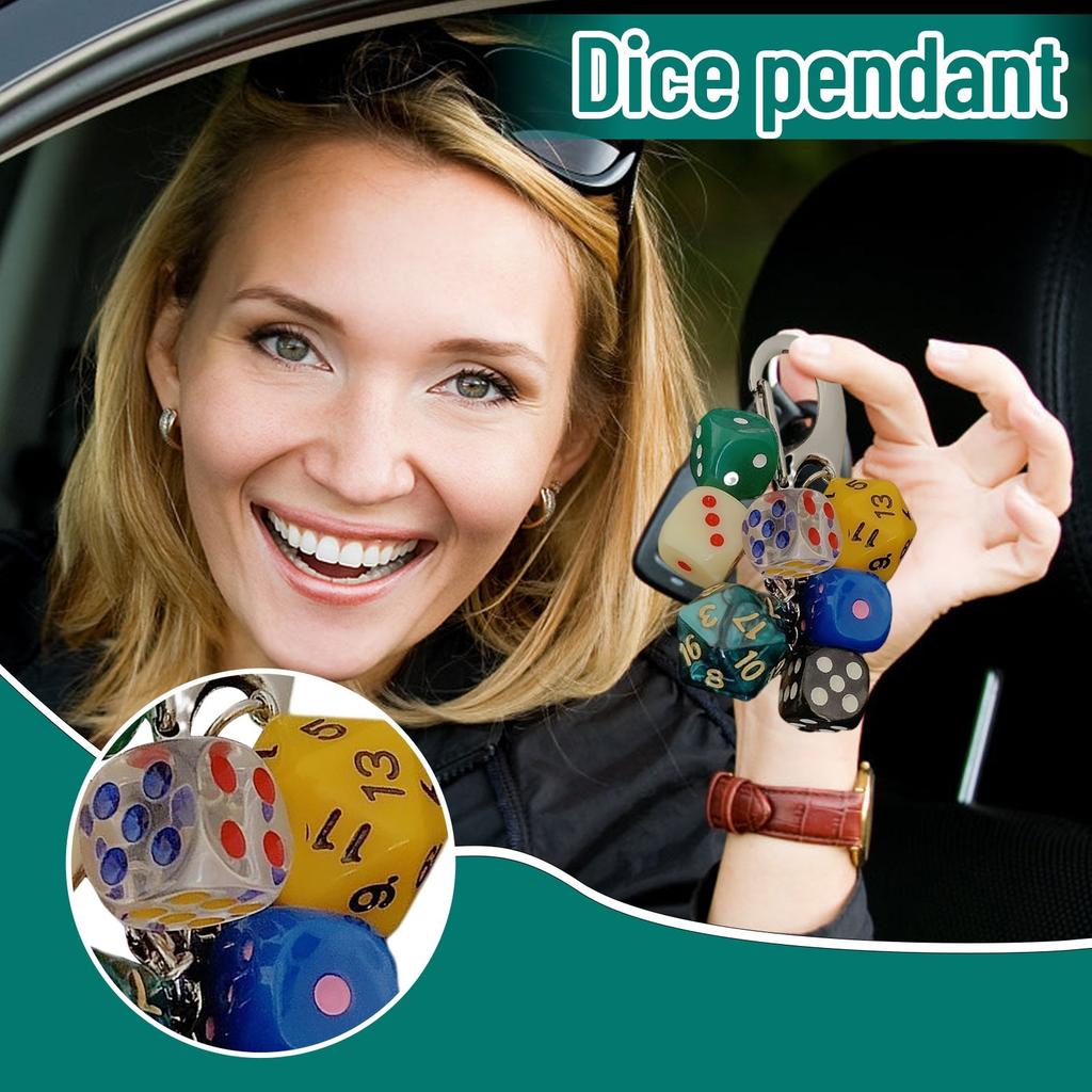 Würfel Perlen Schlüsselanhänger, Anhänger Taillenhängeornamente