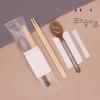 Zhuchuang Jingpin Disposable Bamboo Cutlery Set