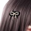 Luxury Zircon Rhinestone Girls Hair Clip Korean Style Hairpin Sweet Barrettes Velvet Duckbill Clip