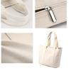Tote Divided Large Canvas For Commuting to School [Volsha] Bag, Tote, Canvas, A4, Horizontal, Capacity, Women's Tote, Canvas, Plain, Freestanding,