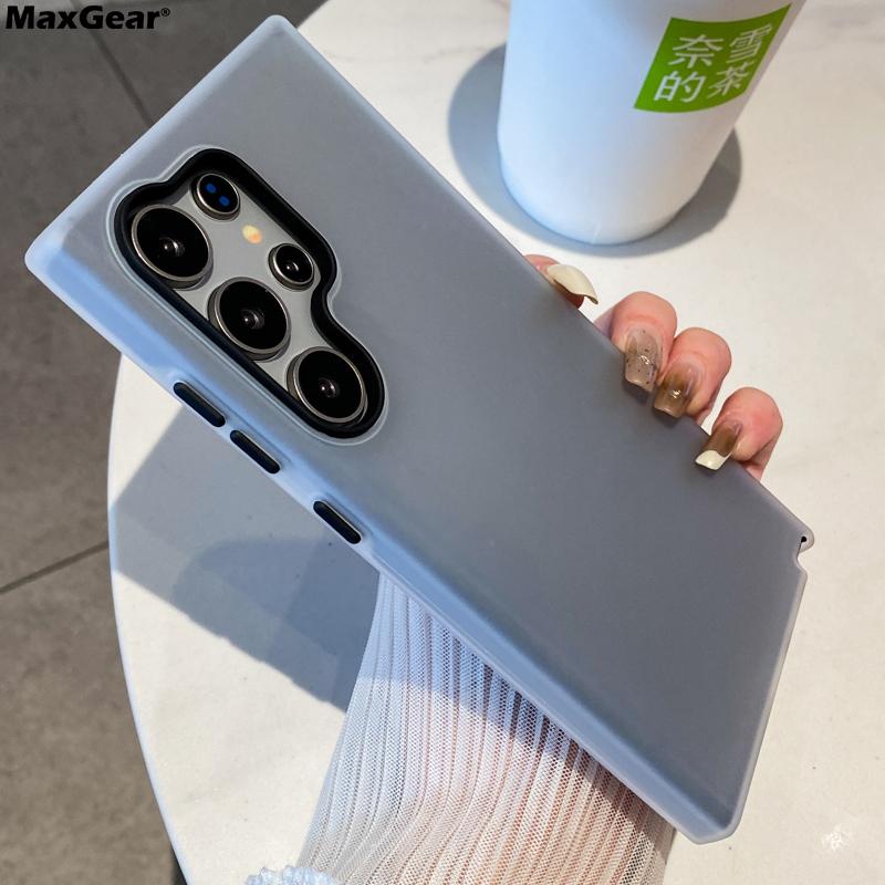 

Luxury Jelly Bumper 2in1 Hybrid Case For Samsung S24 S23 S22 S21 Ultra Plus FE A55 A54 A53 A35 A34 A33 A25 A24 A23 A15 5G A14 For A54 5G