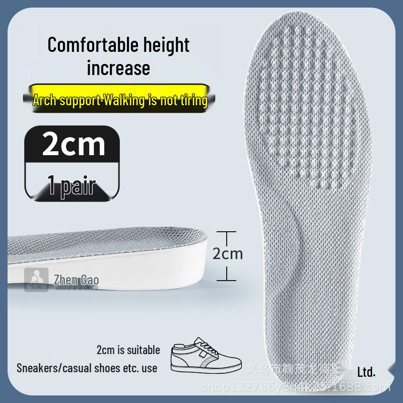 Unisex Shock-Absorbing Insoles for Leather Shoes, Martin Boots & Boots