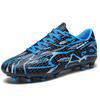 Unisex Football Shoes Stripe Pattern Spike Rubber Soft Sole Children's Professional Artificial Turf Training Football Boots