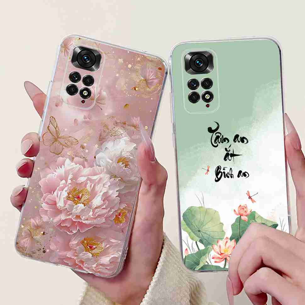 Colourful Flower For Xiaomi Redmi Note 11 4G Case Silicone Soft ShockPoof Back Cover For Redmi Note 11S Note11s Note11 4G Cases