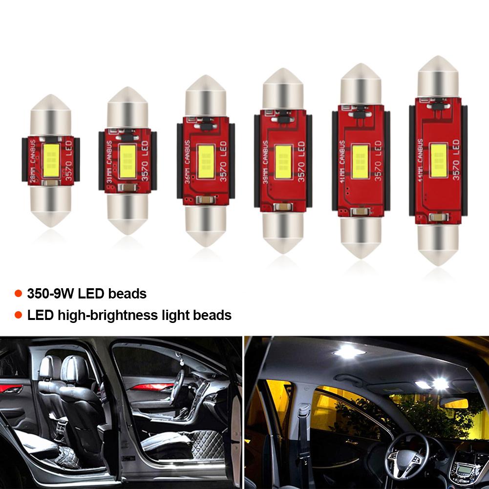 

Автомобильная светодиодная лампа Canbus Festoon Led Car Interior Light Dome Reading Number Plate Lamp 3570 31 мм 36 мм 39 мм 41 мм 28MM