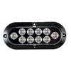 10 LED 6'' Oval Surface Mount Brake Stop Side Maker Stop Turn Signal Tail Light Trailer Truck Lamp 12V