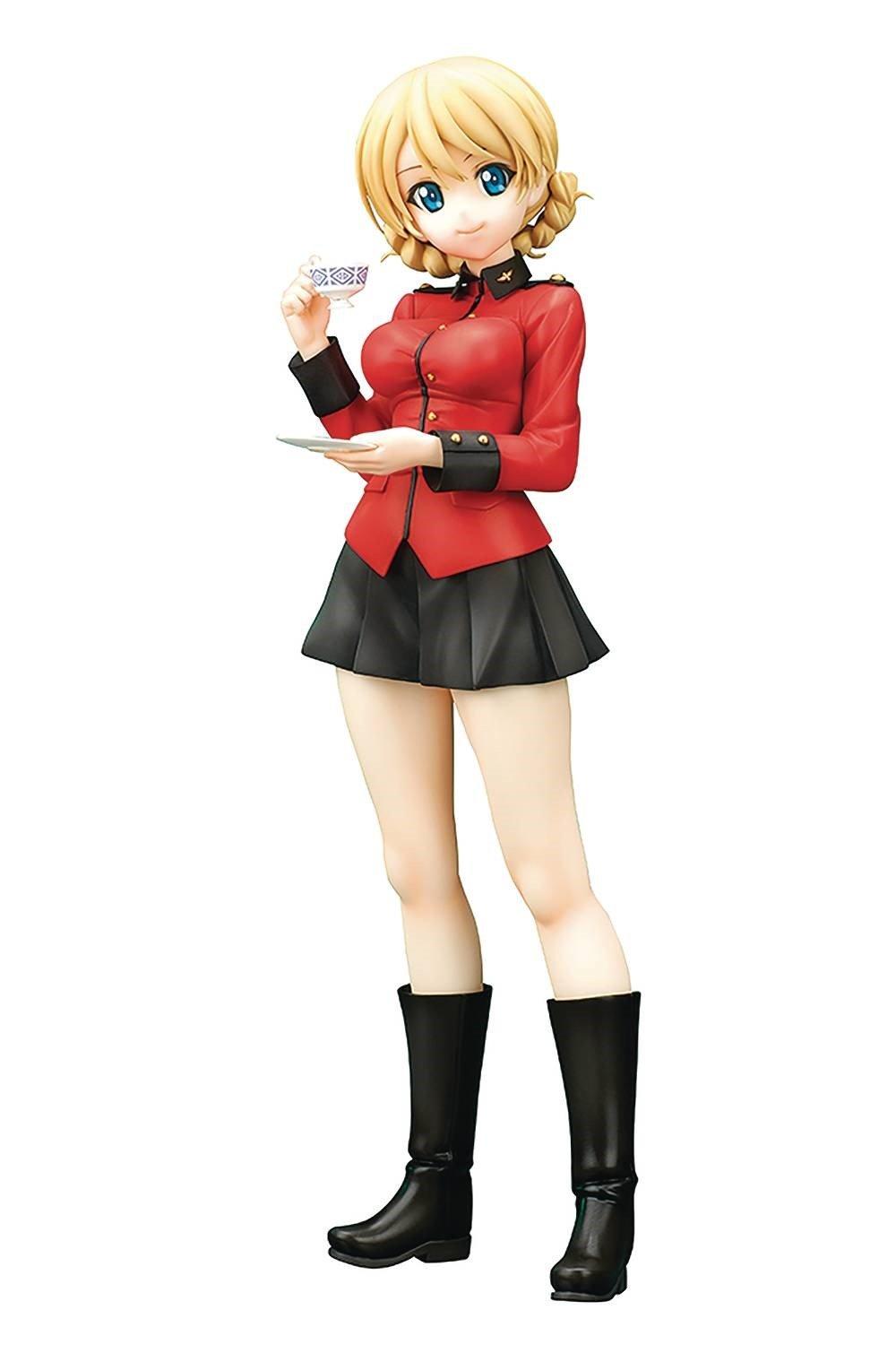 

Q Girls Panzer Movie Darjeeling масштабная ПВХ окрашенная готовая фигурка Q s & 1/7