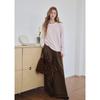 Women's Casual Frayed High-Waist Wide-Leg Pants