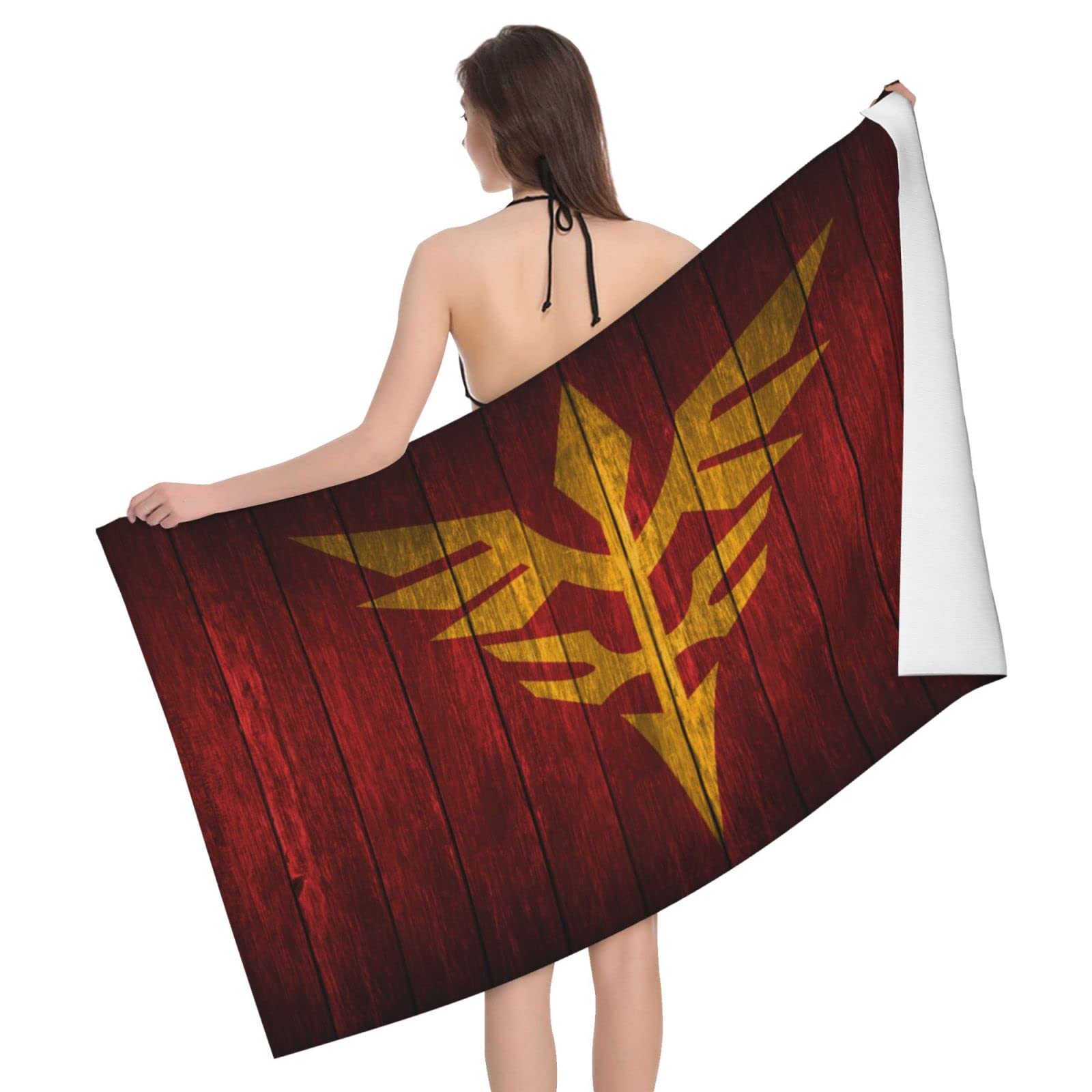 Mobile Suit Gundam Bath Towel Beach Towel Large Microfiber Absorbent Quick-Drying Antibacterial Deodorizing Towel Stylish Fluffy Soft Towel Hotel Qual