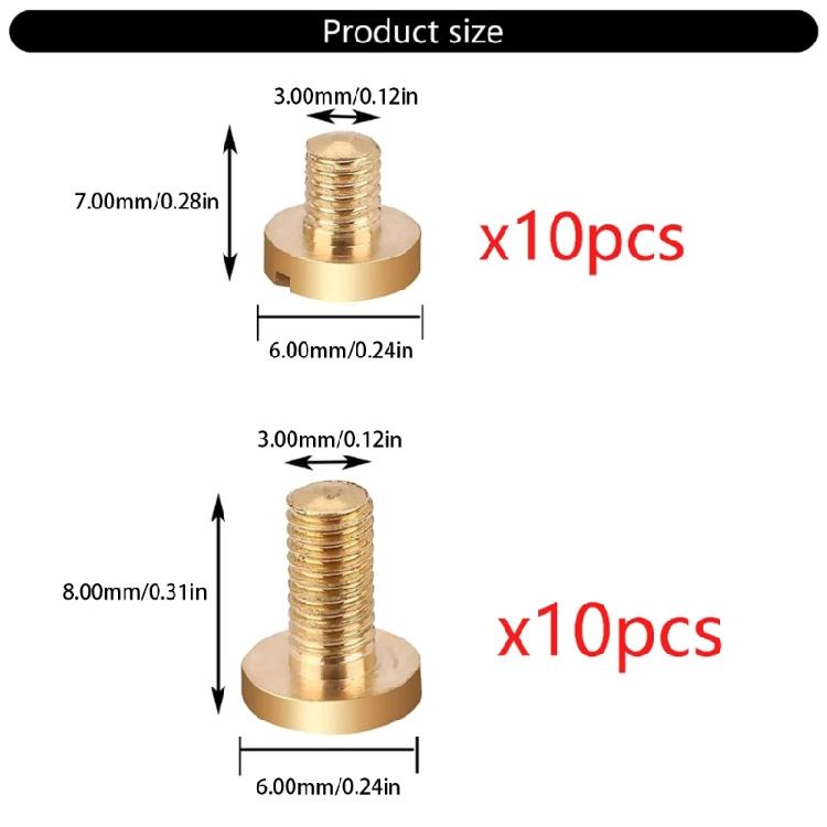 Saxophone Maintenance Hardware With Anti Corrosion Copper Fasteners For Tuning