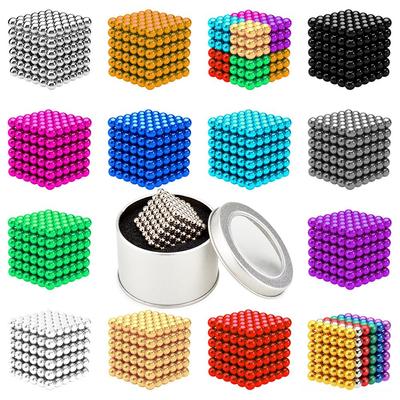 5mm 216PCS DIY Magentic Bälle Buckyballs Puzzle Dekompression Spielzeug Geschenke Alle Arten von Farben Perlen Bildung Dekompression Spielzeug