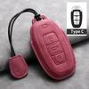 Leather Car Key Case Cover Holder Keychain Shell for FAW Hongqi HS5 H5 H6 H9 HS7 H7 L5 HS3 EH7 HQ9 LS7 EQM5 EHS9 S9 SHS7