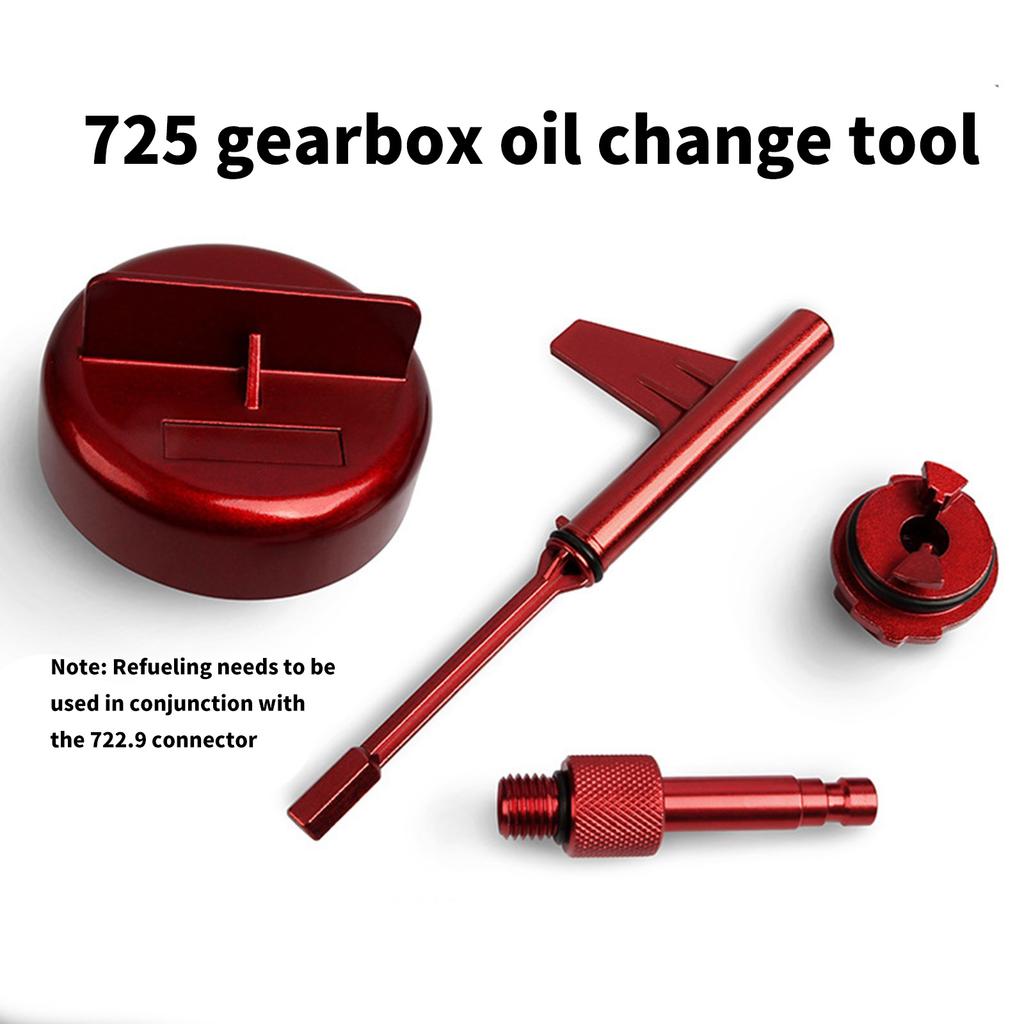 Transmission Tank Tool Adapter Set with Tool Box Transmission Oil Change Tool for 9 Speed 725.0 Speed Transmission