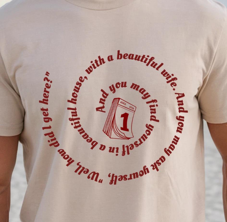 Talking Heads Inspired T-shirt, Once In A Lifetime Tee, Classic Rock Shirt S