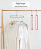 Magic Nine-Hole Anti-Slip Folding Hanger: Multi-functional Clothes Drying and Storage Solution