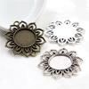 10pcs 18mm Inner Size Alloy Pendant Cabochons Blank Base Setting Bezel Tray DIY Jewelry Making Accessories Findings for Necklace