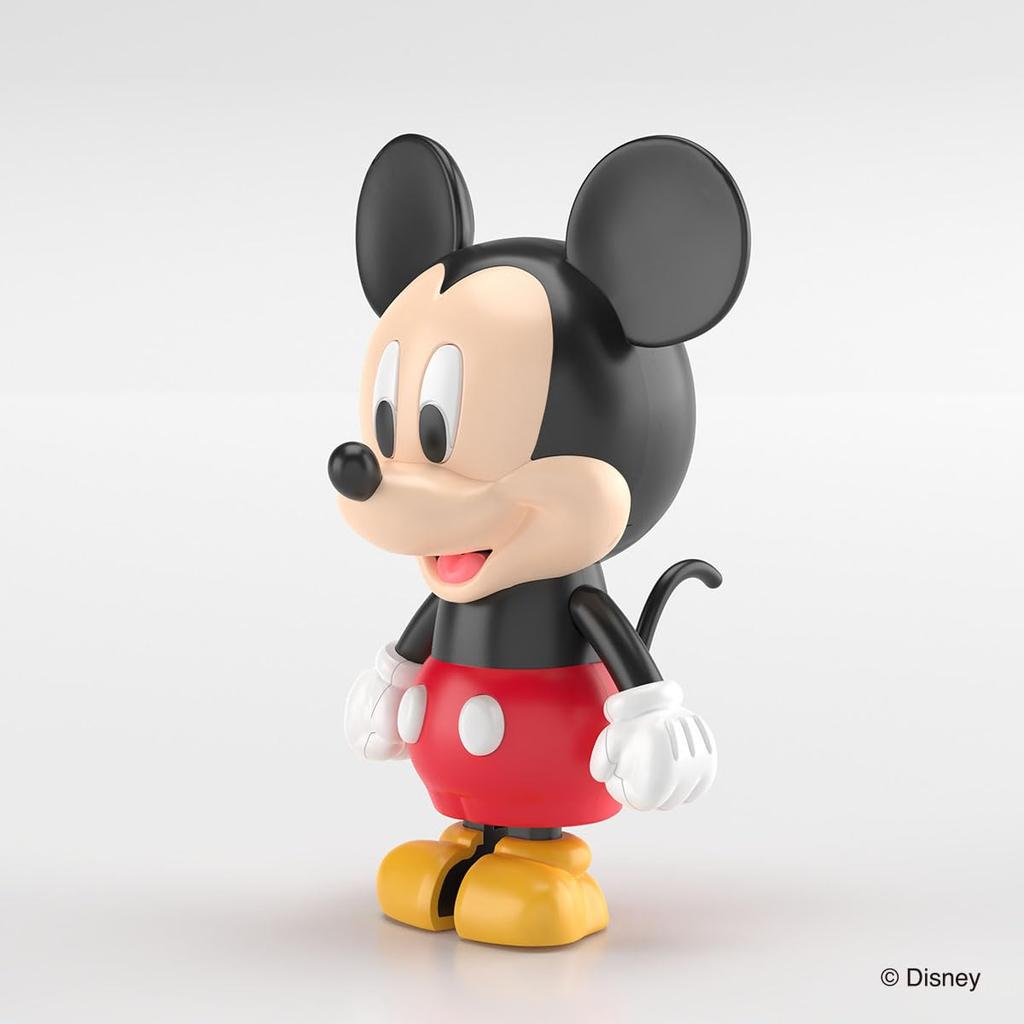 Aoshima Bunka Kyozai Rakupla Tocotoko No. DP-03 Disney Character Mickey & Minnie Pre-Colored Plastic Model